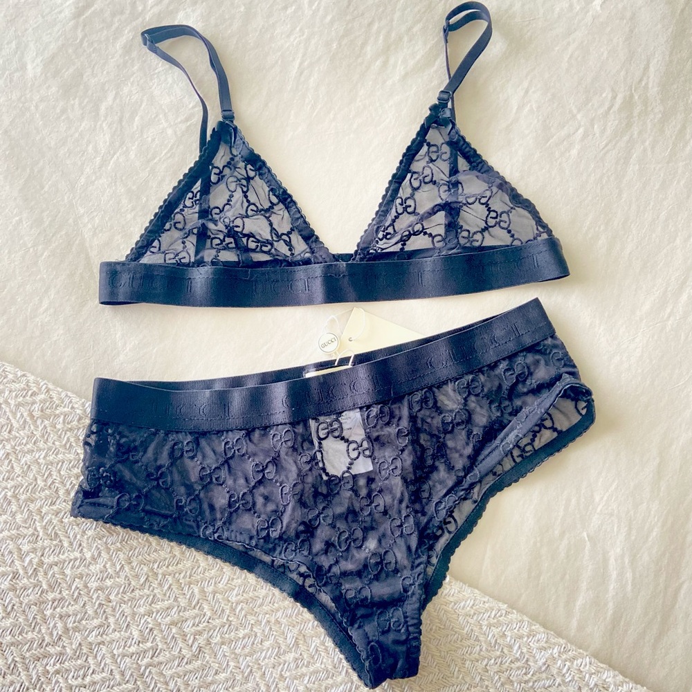 GG Dupe Bra and Pantie Set, New with Tags